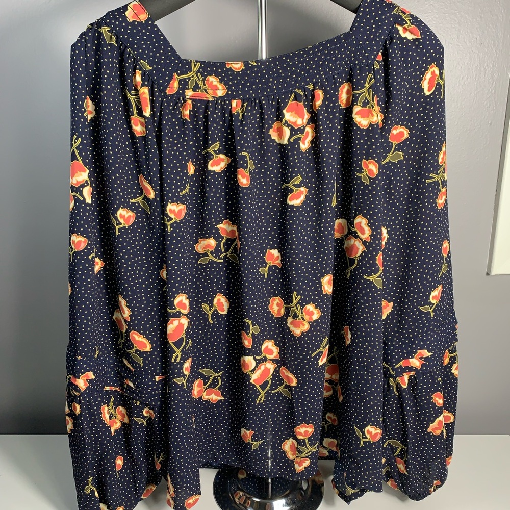 Lauren Conrad floral blouse Women’s size XXL - Picture 4 of 4